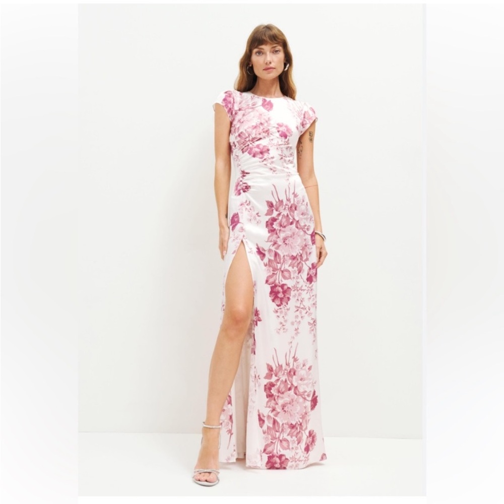 Reformation Birch Silk Maxi Dress🆕